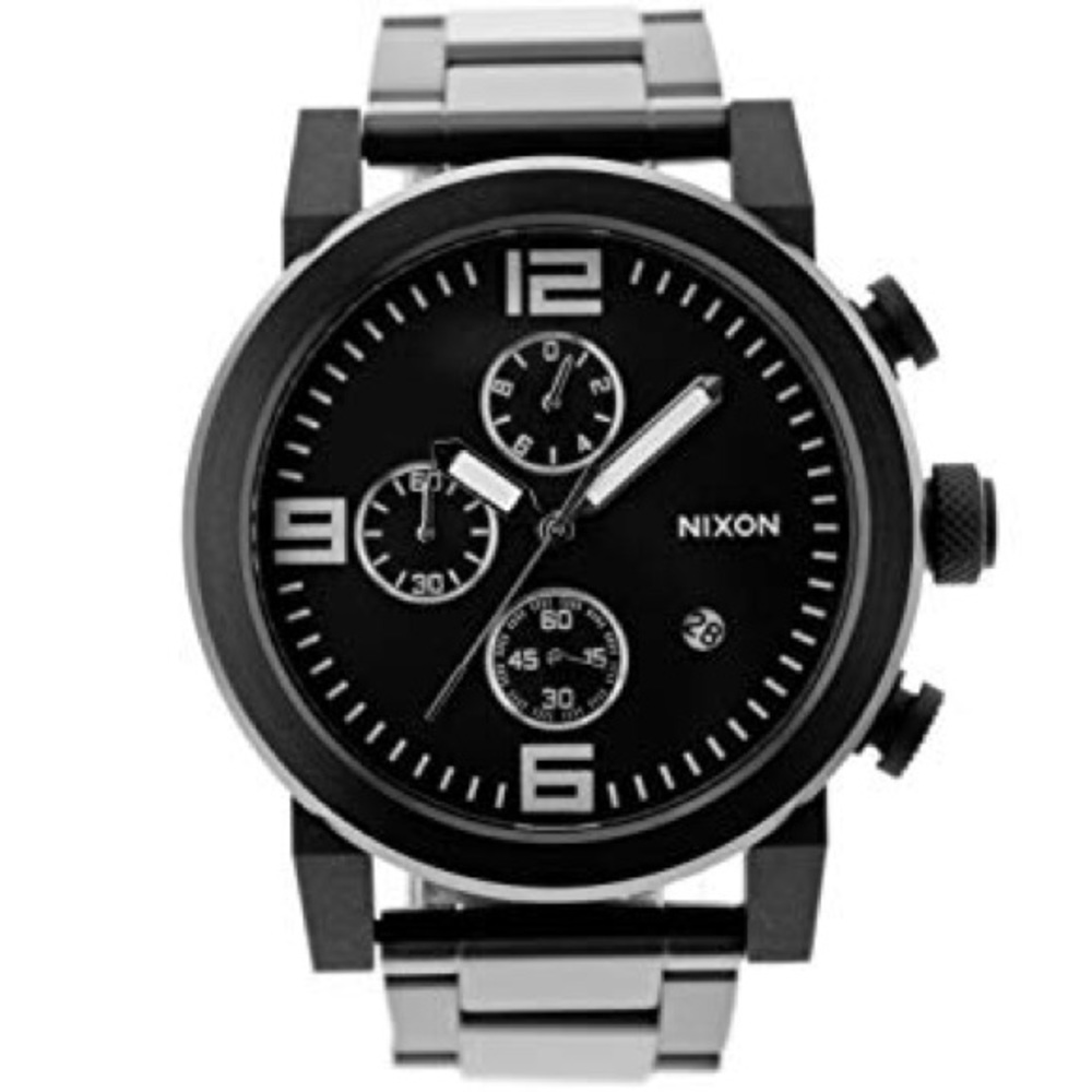 Nixon Men’s Black SS Watch A347-001